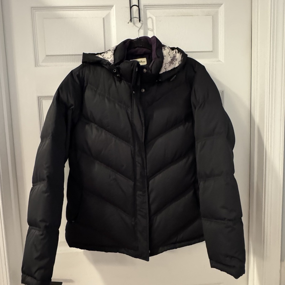 Gander MTN Women's Black Puffer Goose Down Jacket size‎ XL Outdoor Snow Ski